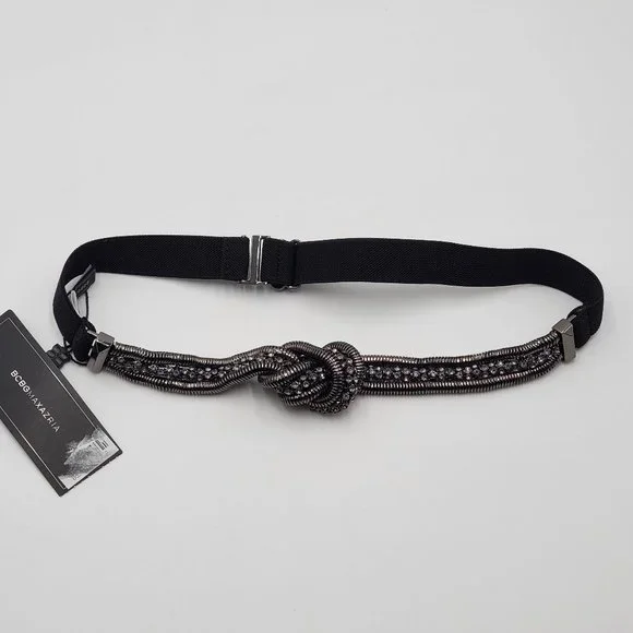 BCBGMaxAzria Knotted Rhinestone Belt - NWT display picture 2